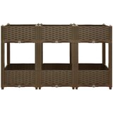  Povišena gredica 120 x 40 x 71 cm od polipropilena | shoptok.hr
