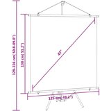  Projekcijsko platno s tronošcem 47 1 : 1 | shoptok.hr