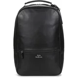 Polo Ralph Lauren Nahrbtniki BACKPACK SMOOTH LEATHER Črna