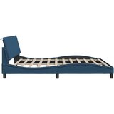  Posteljni okvir brez vzmetnice Hanko moder 200x200 cm blago, (5000141768) | Shoptok.si