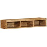 vidaXL Stenska TV omarica 100x30x19 cm trden robusten mangov les | Shoptok.si