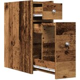  Ozka kopalniška kredenca s kolesi starinski les inženirski les, (21669922) | Shoptok.si