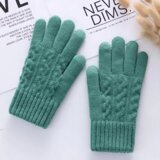 Rukavice za touch screen winter zelene