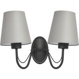  Zidna lampa MALBO 2xE27/15W/230V siva/crna | Eponuda.com