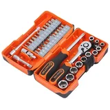set nasadnih ključeva sa čegrtaljkom 1/4″ metrički 40/1 365064