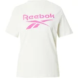 Reebok Tehnička sportska majica 'IDENTITY' svijetlosiva / ružičasto crvena