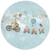 Mila Home Svetlo modra otroška preproga ø 80 cm Comfort – Cene