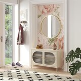Støraa kremno bela kovinska vitrina 100x64x40 cm luna – | Shoptok.si