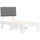  Krevetni okvir s tapiciranim uzglavljem Svijetlo siva Svjetlosiva 201 x 78 x 93 cm | shoptok.hr