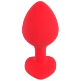 You2Toys Analni silikonski čep s srčkom - M (R537748) | Shoptok.si
