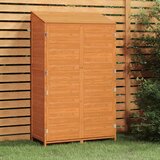  Vrtno spremište smeđe 102 x 52 x 174,5 cm od masivne jelovine | shoptok.hr
