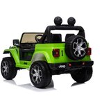  Licencirani auto na akumulator Jeep Rubicon 4x4 - zeleni | shoptok.hr