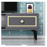 Hanah home tv polica herry anthracite gold