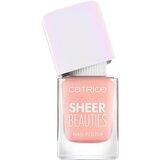 Catrice Sheer Beauties Nail Polish lak za nohte s prosojnim učinkom 10.5 ml Odtenek 050 peach for the stars | Shoptok.si