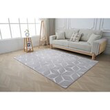 Kayoom RAVNO TKANA PREPROGA Calma 200/290 cm tkano srebrne barve | Shoptok.si