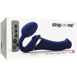 Strap-On-Me M - vibrator sa zračnim valovima koji se pričvršćuje - srednji (plavi) | shoptok.hr