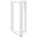  Noge za barski stol T-oblika 2 kom Bijele 60x35x(90-91) cm Čelik | shoptok.hr