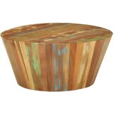 vidaXL Klubska mizica Ø65x31 cm trden predelan les Cene