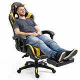  Gaming stolica sa osloncem za noge LE TOY - žuta | Shoptok.si