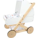 Legler Small Foot igračka za devojčice kolica za bebe lil button, drvena, bela Cene