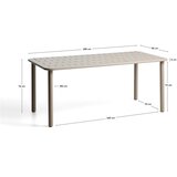 Kave Home Željezni vrtni stol 90x180 cm Brai – | shoptok.hr