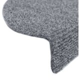 vidaXL Samolepilne preproge za stopnice 15 kosov 65x21x4cm svetlo sive, (20753422) | Shoptok.si