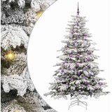 vidaXL Umetno Zložljivo Božično Drevo Bela 210 cm PE in PVC, (5000066574) | Shoptok.si
