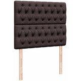  Krevet box spring s madracem tamnosmeđi 120 x 190 cm od tkanine | shoptok.hr