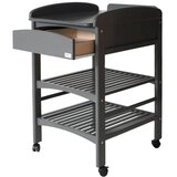 Troll nursery® previjalna miza s kolesi lux™ seal grey | Shoptok.si