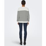 Only Majica 'ONLALLIE' črna / bela | Shoptok.si