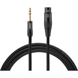 Warm Audio PREM-XLRF-TRSM-3 audio cable 0.9 m XLR 6.35mm TRS Black | shoptok.hr