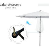  baštenski suncobran 3 m sa zglobom parasol 24-SA0115 | ePonuda.com