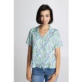 Legendww ženska bluza kratkih rukava sa geometrijskim printom 4294-9755-14 | ePonuda.com