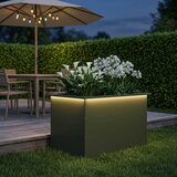  Vrtna posuda za sadnju s LED svjetlom Maslinastozelena - Maslinastozelena 50 x 80 x 48 cm 1 | shoptok.hr
