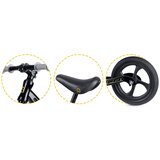 Ricokids FUNNU dječji bicikl bez pedala, crni | shoptok.hr