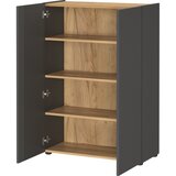 Germania Antracitno sivi set za hodnik u dekoru hrasta 74x200x33 cm Alviano – | shoptok.hr