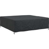 vidaXL Prevleka za zunanje pohištvo Črna 260 x 260 x 90 cm 600D | Shoptok.si