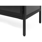 Unique Furniture Crna metalna vitrina 58x160 cm Carmel – | shoptok.hr