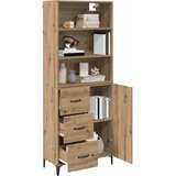  Highboard Umjetnički hrast 69,5 x 34 x 180 cm Konstruirano drvo | shoptok.hr