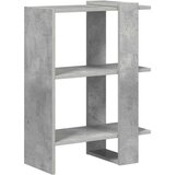  Knjižna polica Betonsko siva 52 x 25 x 71,5 cm Konstruiran les, (5000136069) | Shoptok.si