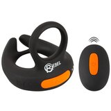 Rebel - prsten za penis s vibracijom za stimulaciju here (crni) | shoptok.hr