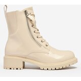 Resti Beige eco leather women's bagger boots Gaddaxa | ePonuda.com