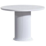 Hanah home aqua - white white dining table & chairs set (4 pieces) | ePonuda.com