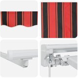  Ručno sklopiva tenda Narančasta, crna i žuta 3 x 2,5 m | shoptok.hr