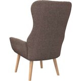  Stolica za opuštanje od tkanine smeđesiva | shoptok.hr