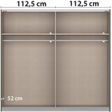 Rauch Möbel omara z drsnimi vrati, bela, bela, visoki sijaj | Shoptok.si