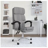  Uredski naslonjač od tkanine svjetlosivi | shoptok.hr