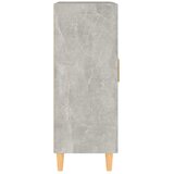  Komoda siva boja betona 69,5x34x90 cm od konstruiranog drva | shoptok.hr