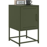  The Living Store Nočna omarica 2 kosa olivno zelena 36x39x60,5 cm jeklo - Nočna Omarica, (21497300) | Shoptok.si