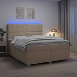  Boxspring krevet s madracem Krem 180 x 200 cm Tkanina 180 x 200 x 140.5 cm | shoptok.hr